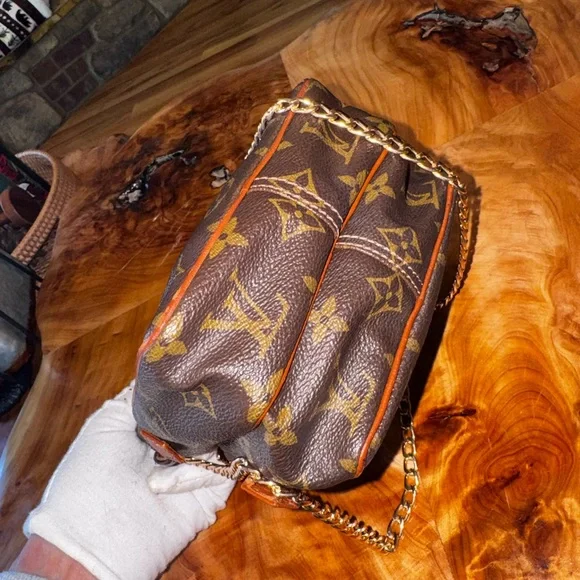 Louis vuitton amazon mini crossbody bag repurposed vintage - Picture 6 of 16